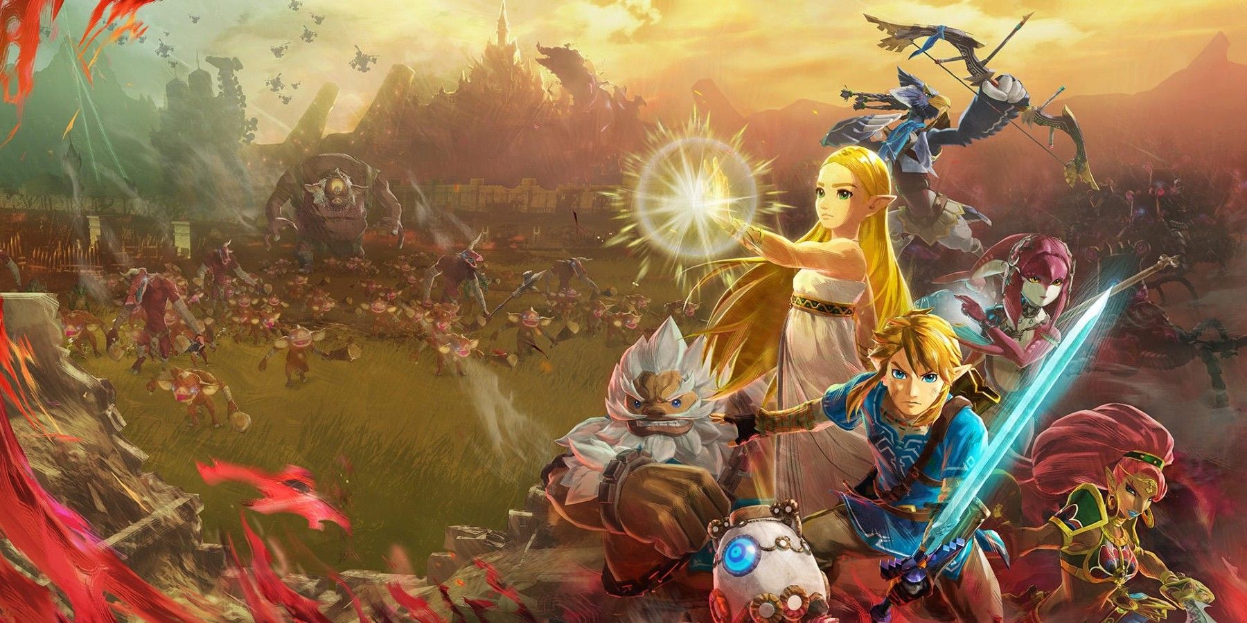 Hyrule Warriors Age of Calamity Guardian of Remembrance Adds New Story Content Next Month