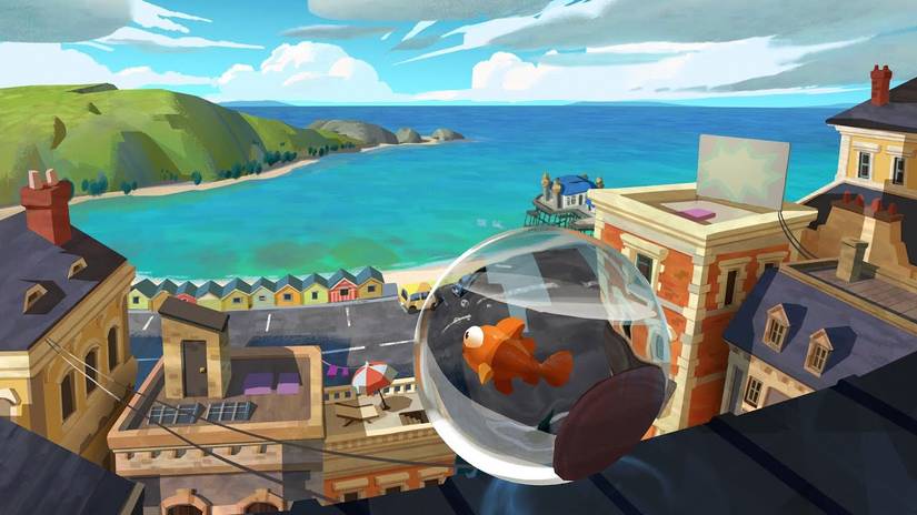 I Am Fish Goldfish Bowl