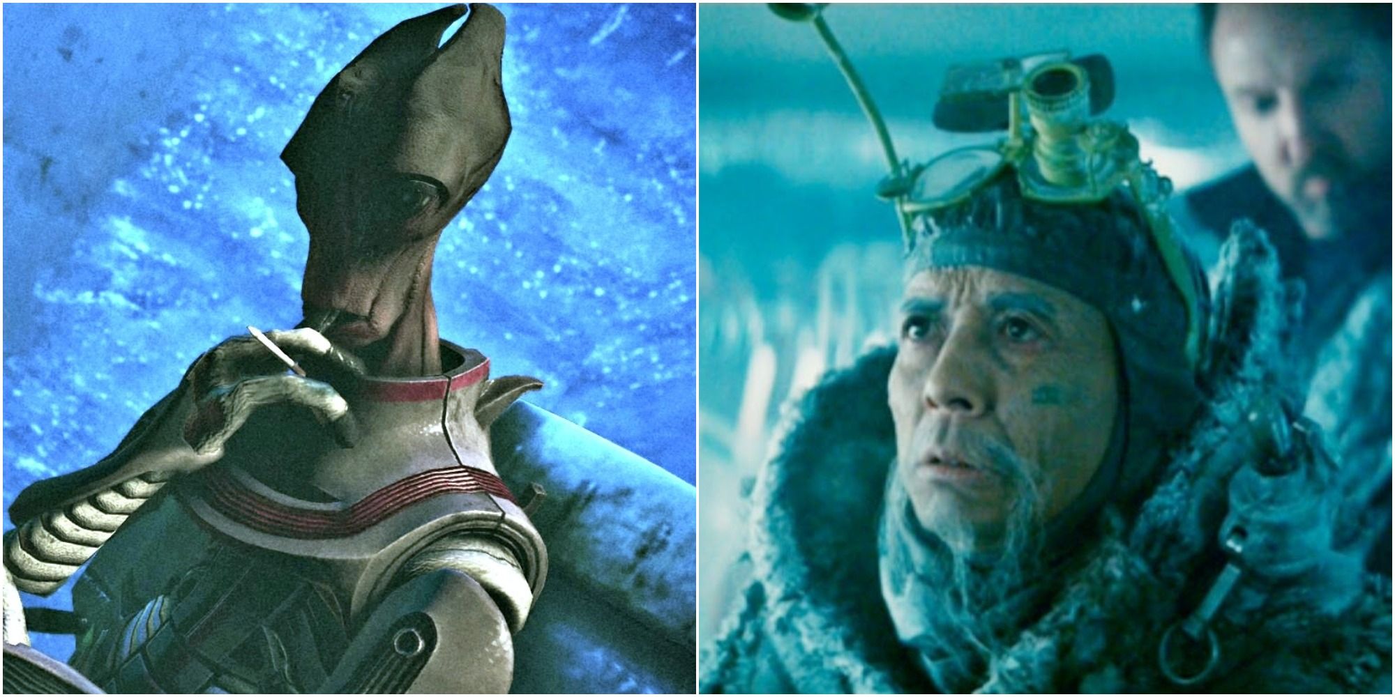 The character who makes the reference in Mass Effect 3 and the original character from the film Blade Runner. 