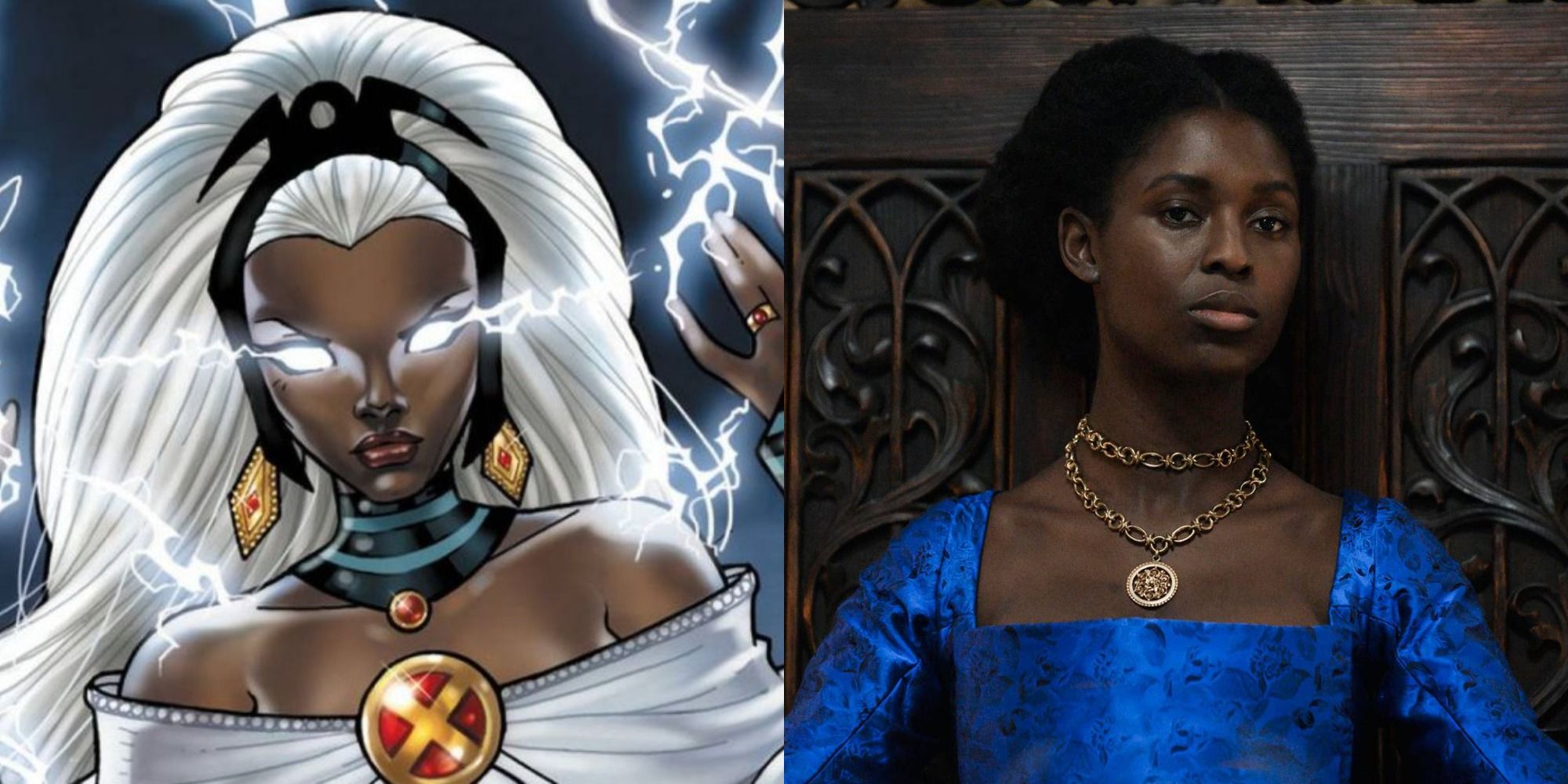 Jodi Turner Smith as Anne Boelyn and Storm in X-Men