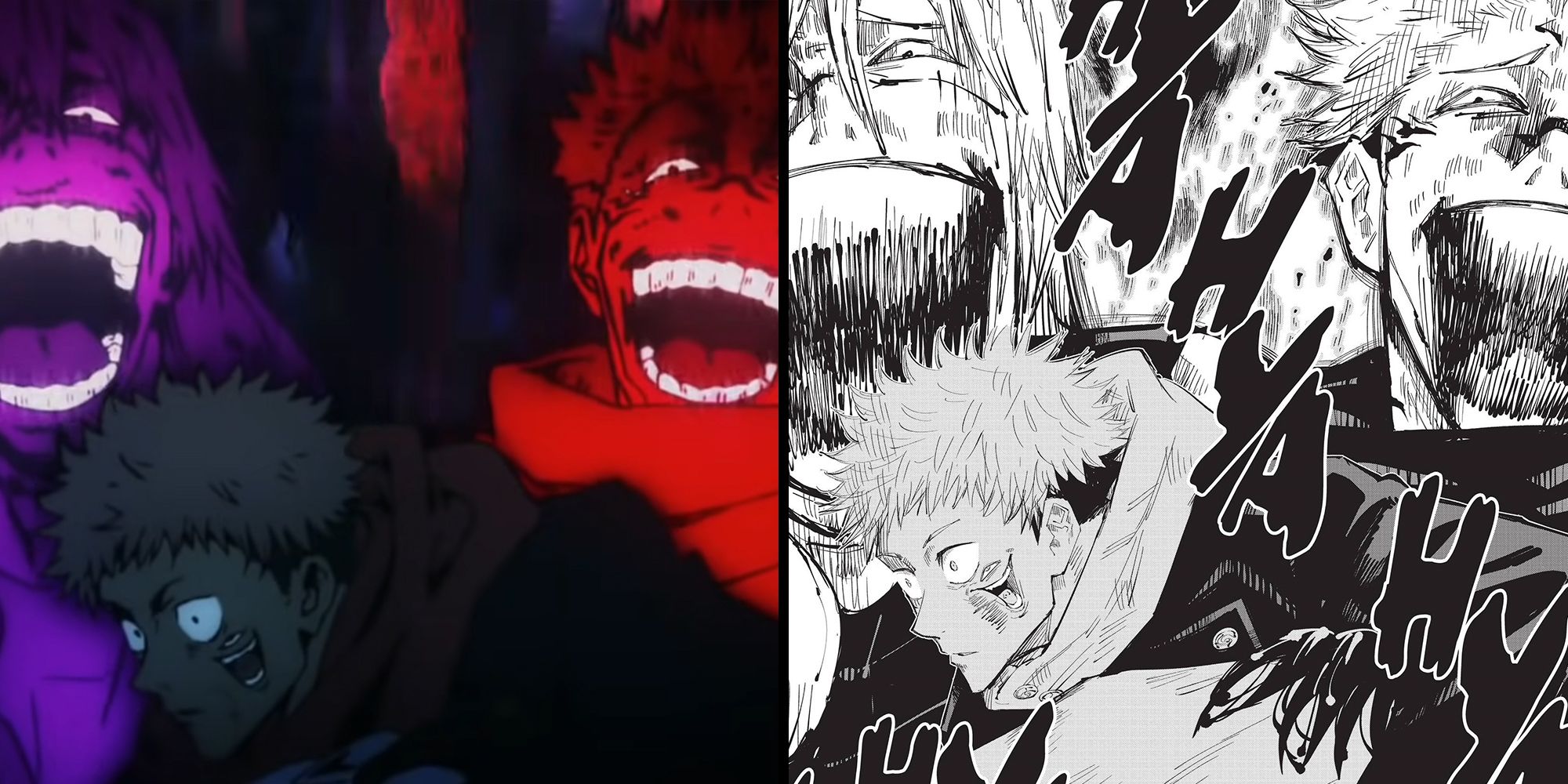 Jujutsu Kaisen: Comparación del desorden intencional del manga y el anime