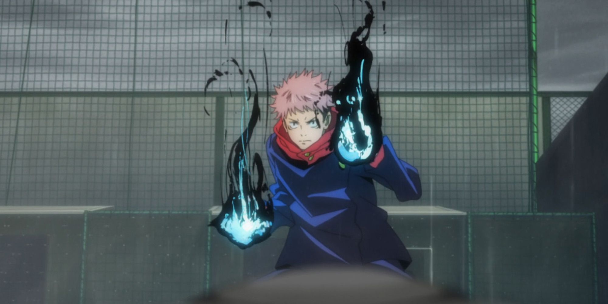 Jujutsu Kaisen - Itadori Using Divergent Fist In The Anime