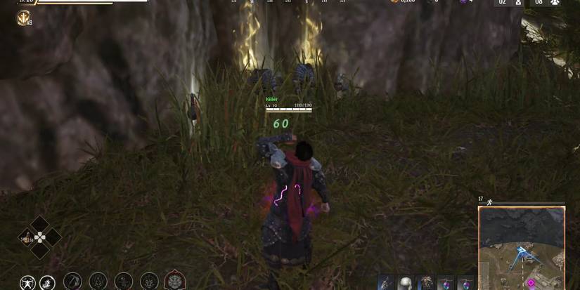 Jun drinking a potion in Hunter's Arena Legends