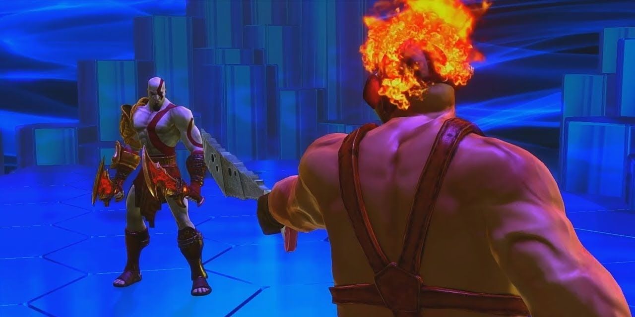 Kratos and Sweet Tooth in PlayStation All-Stars Battle Royale