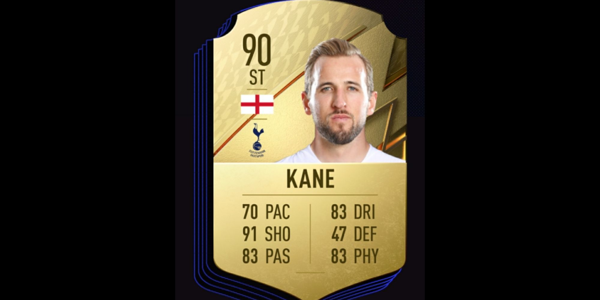 Kane card in FIFA 22