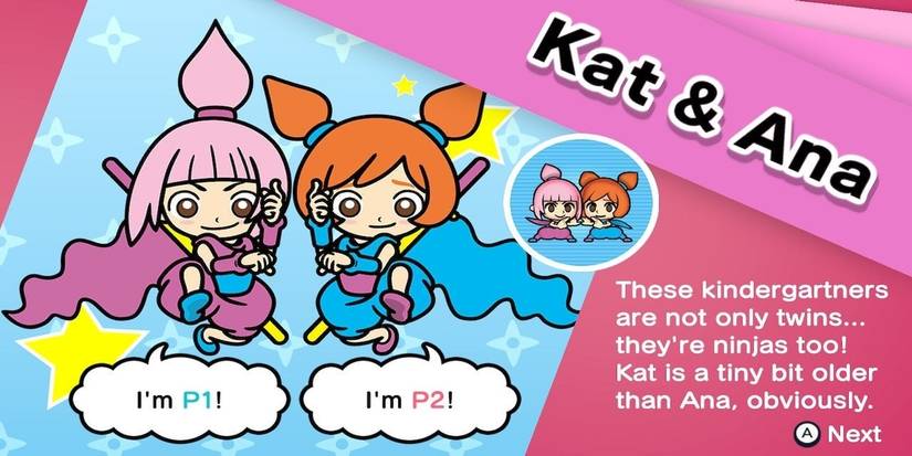 Kat and Anna WarioWare