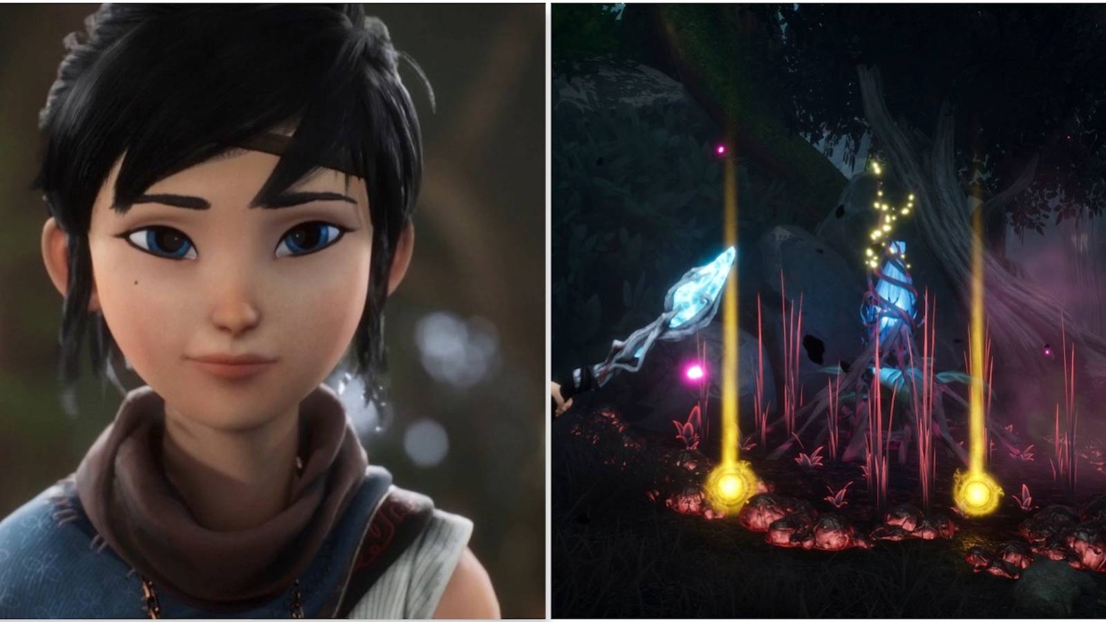 Kena and exploring the world in Kena: Bridge of Spirits