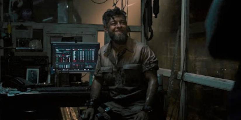 Klaue sits in his hideout in Avengers: Age of Ultron
