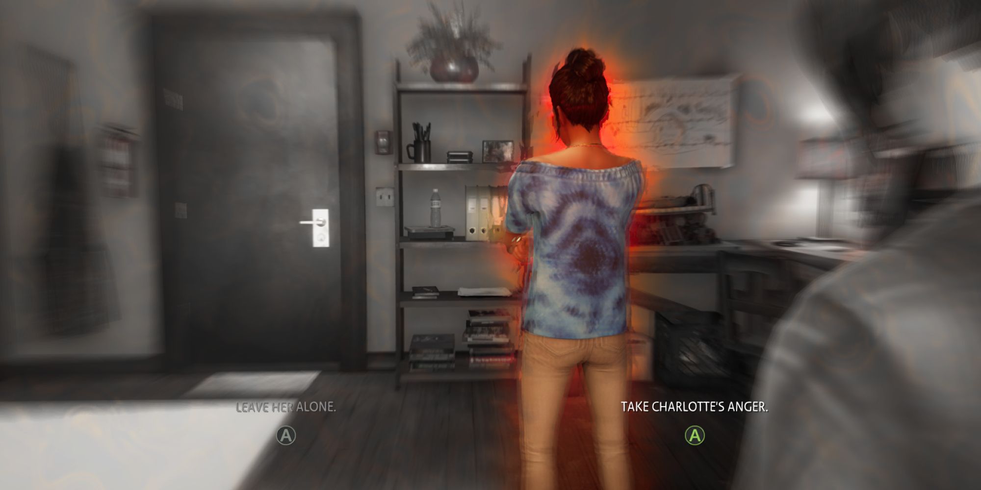 Life is Strange True Colors Screenshot Of Deciding Whether To Take Charlotte's Anger
