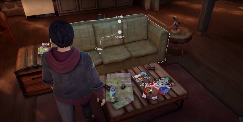 Life is Strange True Colors alex chen gabe apartment comic book