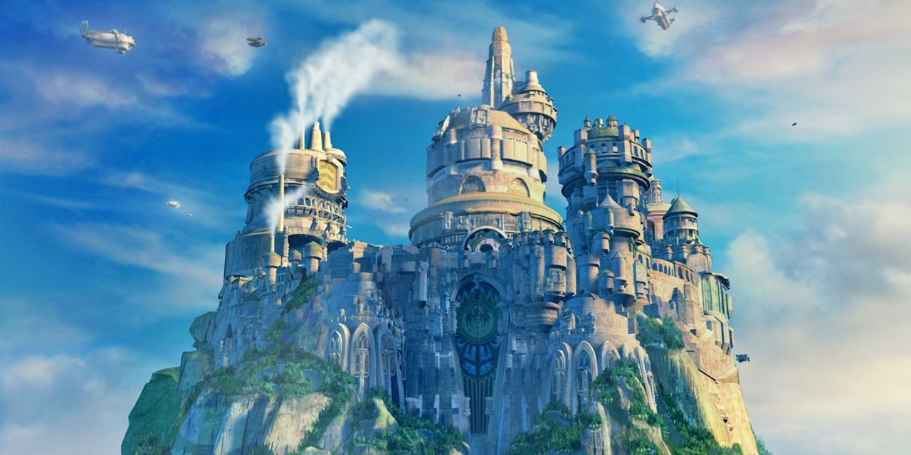 First shot of Lindblum Castle in Final Fantasy 9