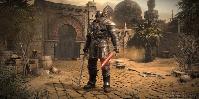 Diablo 2 Resurrected Lut Gholein Loading Screen With Barbarian