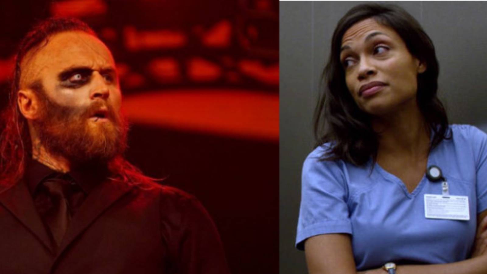 Malakai Black and Rosario Dawson