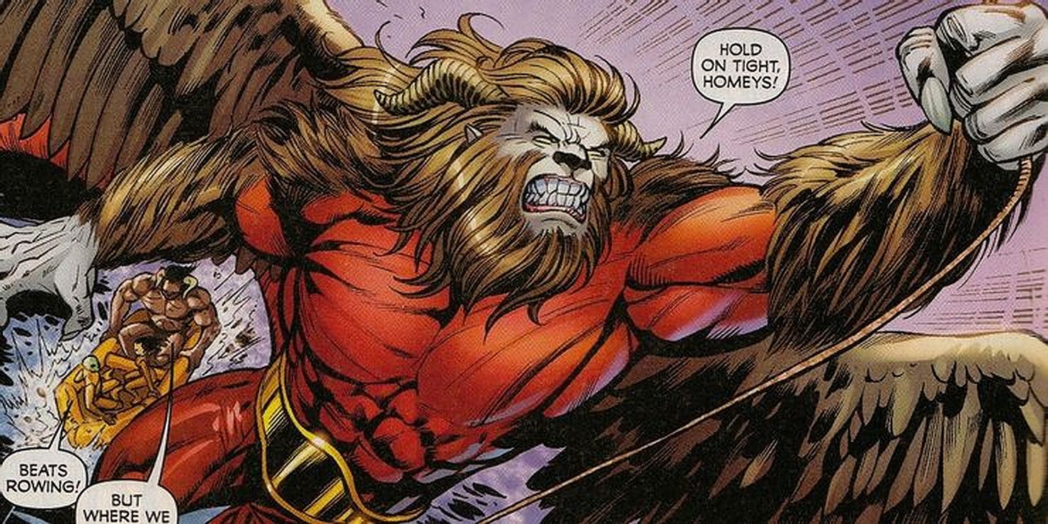 Griffin attacks in the comics