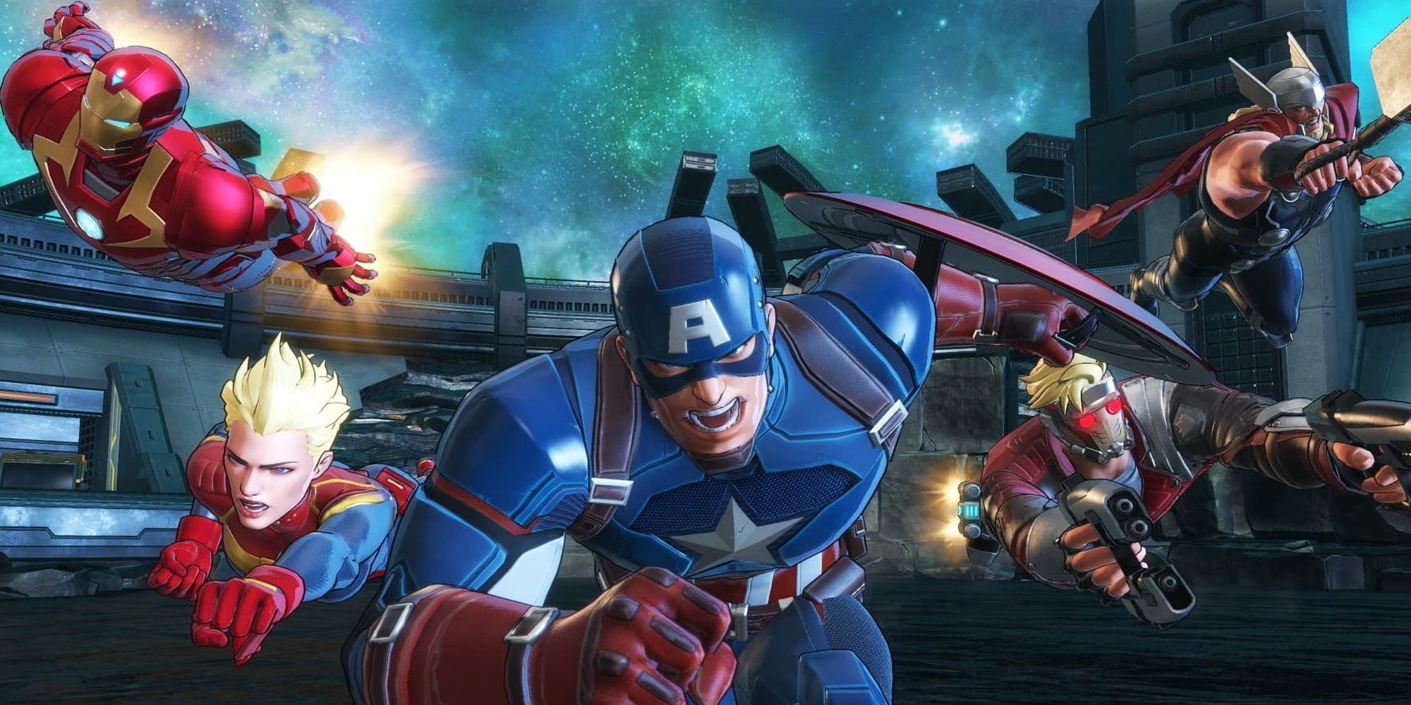 Marvel Ultimate Alliance 3 Avengers Charging Cropped