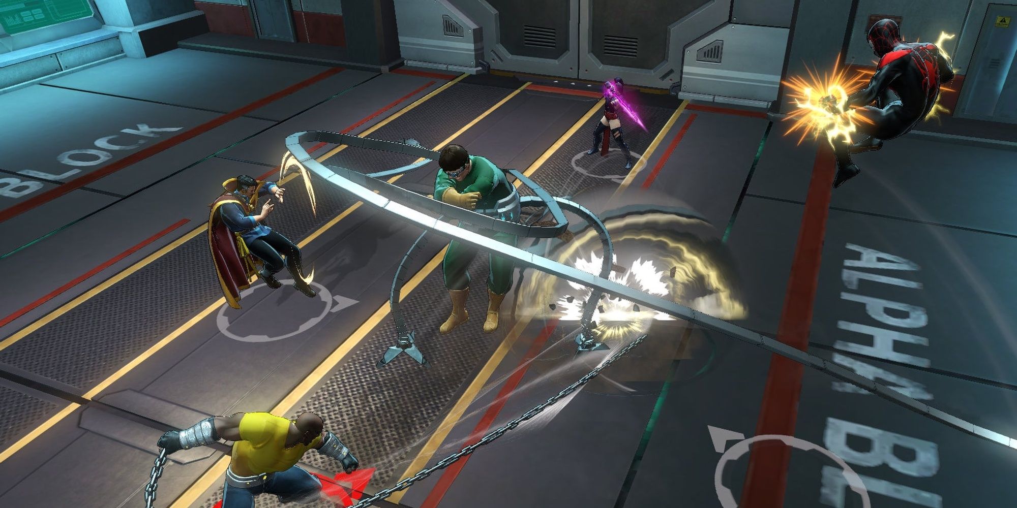 Marvel Ultimate Alliance 3 Fight In The Prison Cropped