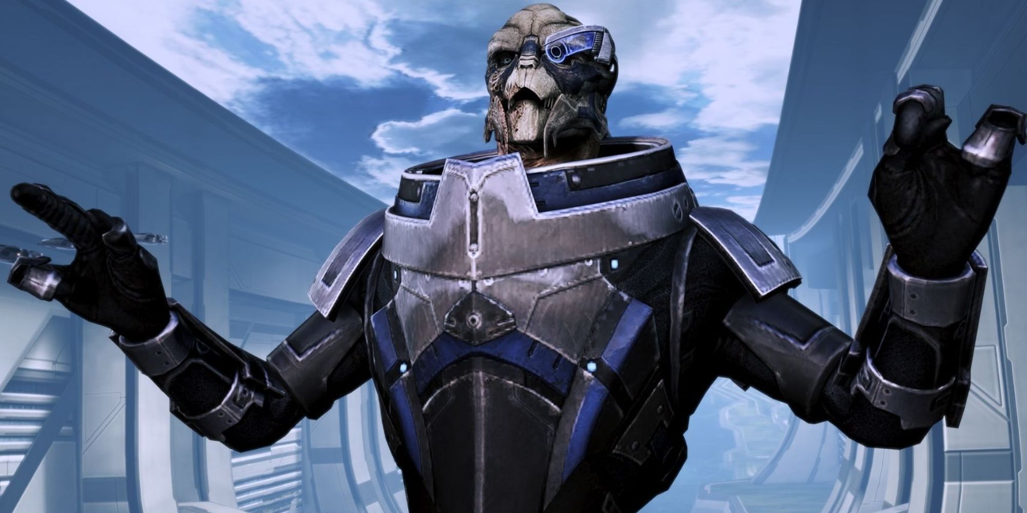 Mass Effect 3 Screenshot Of Garrus Celebrating