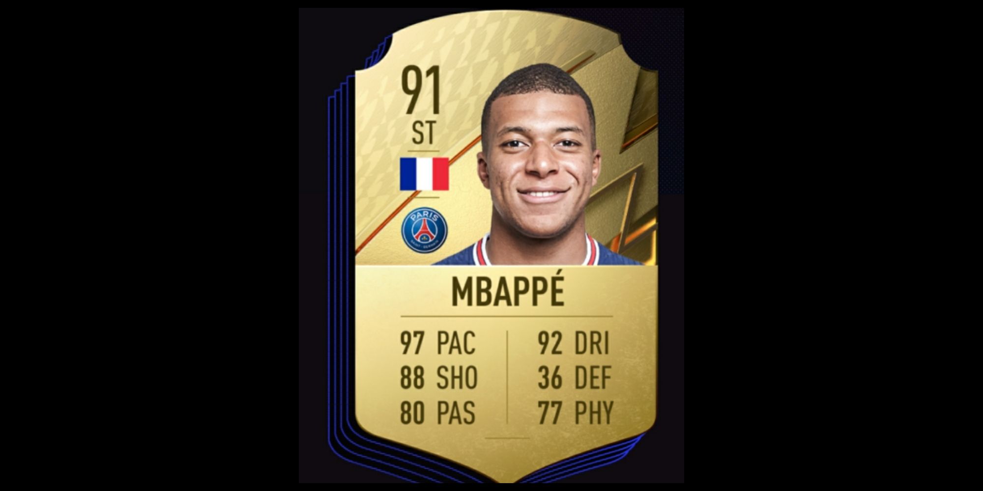 Mbappe card in FIFA 22