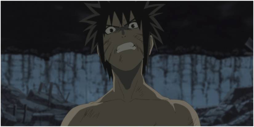 Menma Enraged While Facing Naruto