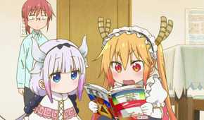 Miss Kobayashi's Dragon Maid anime, Kanna, Tooru, Kobayashi