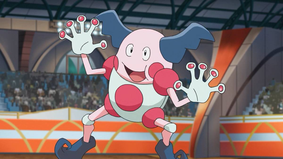 Mr mime in the Pokemon anime
