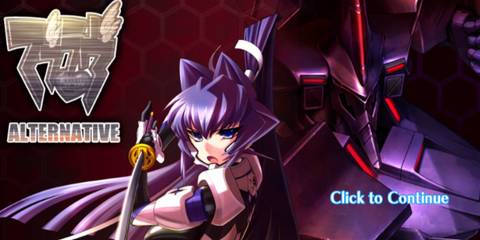 Opening Screen from Muv Luv Alternative video game