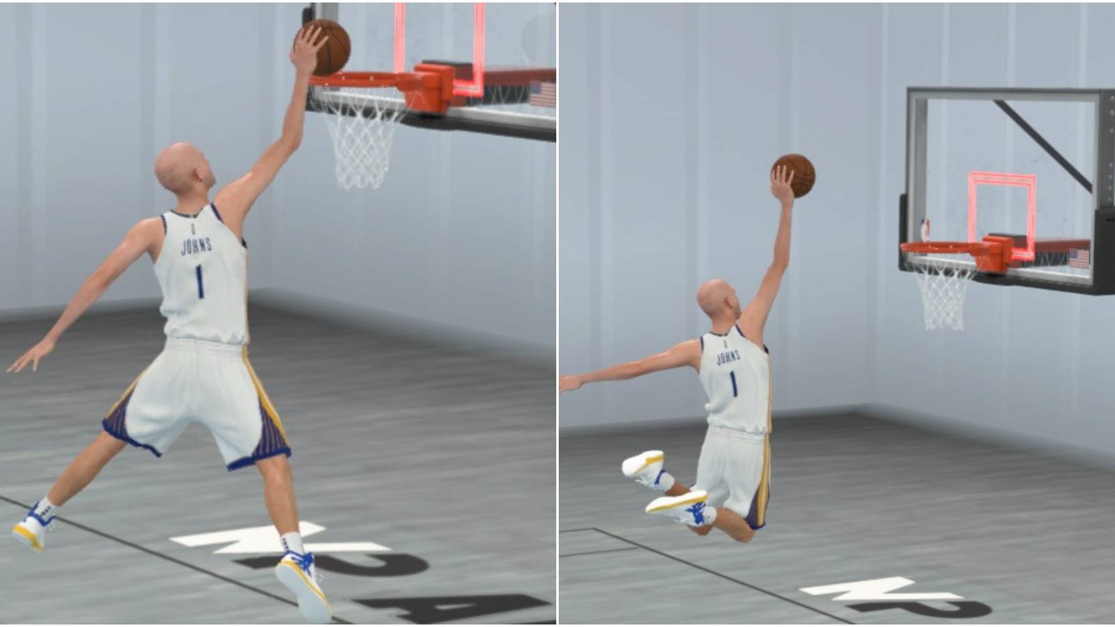 NBA 2K22 Best Dunk Packages Collage Michael Jordan And Clyde Drexler