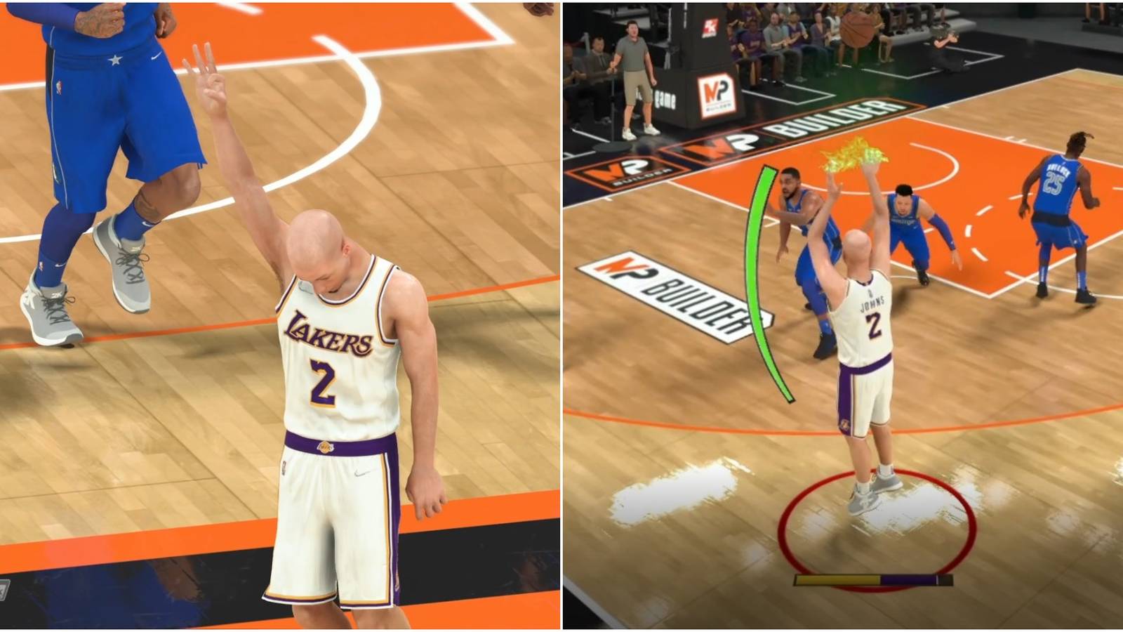 NBA 2K22 Best Shooting Badges Collage Celebration And Perfect Timing