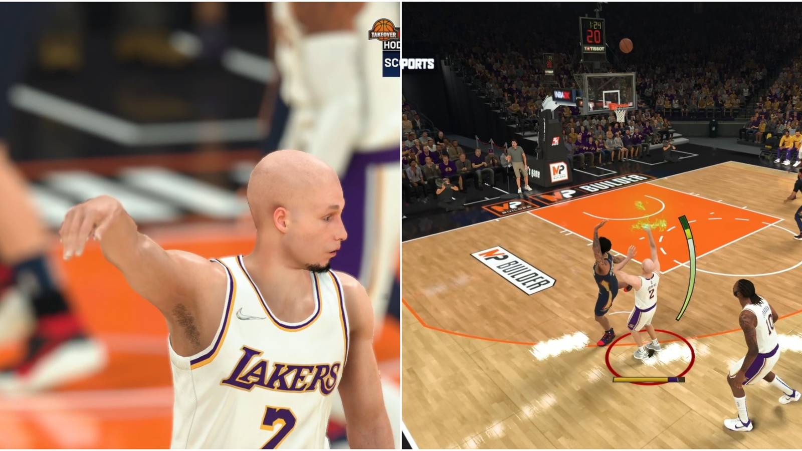 NBA 2K22 Best Shooting Guard Collage Celebration And Perfect Timing