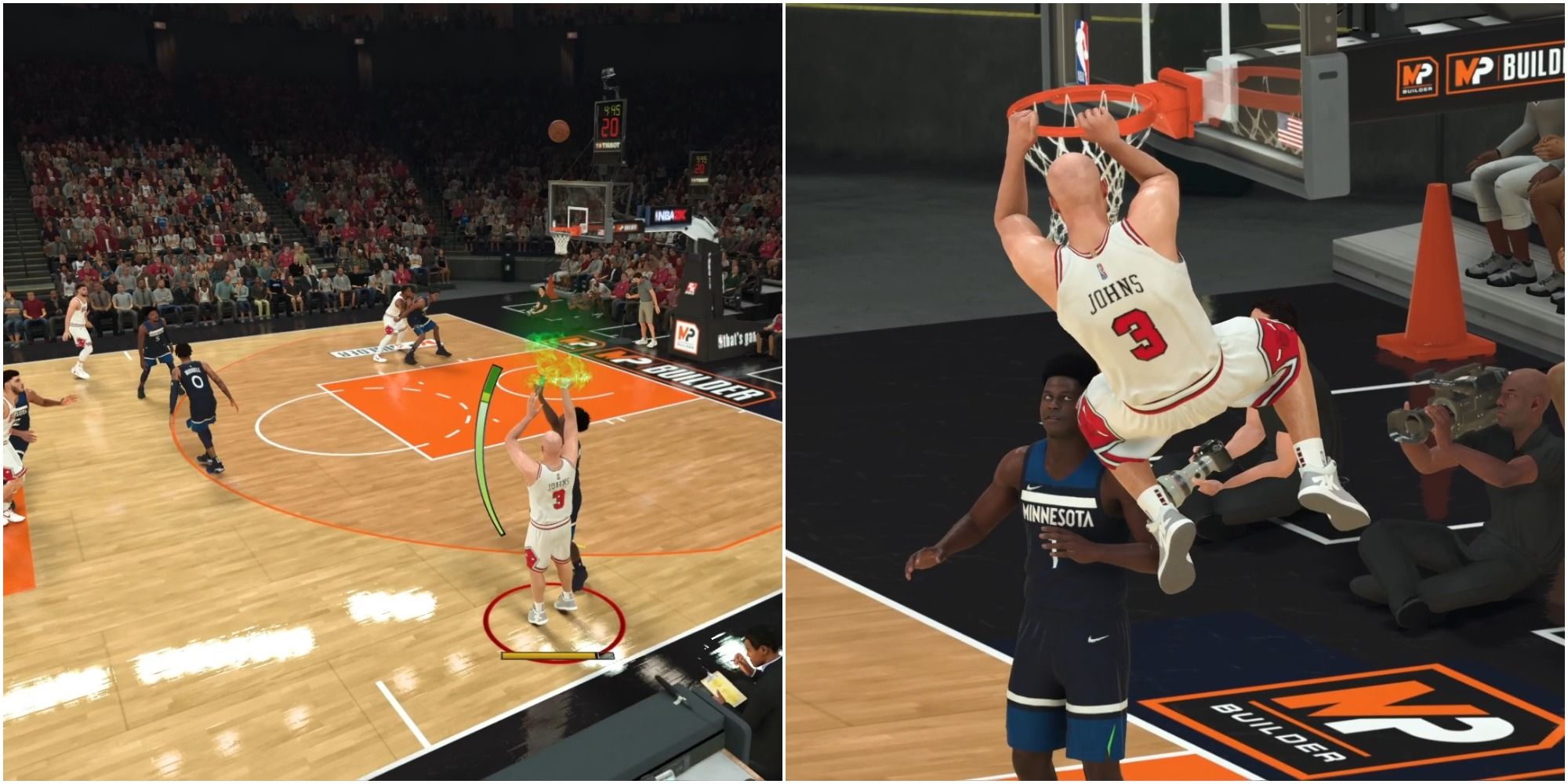 NBA 2K22 Best Small Forward Build Collage Three Pointer And Dunk
