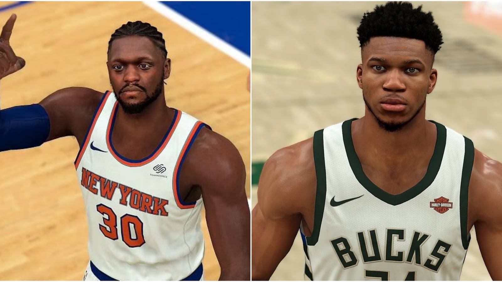 NBA 2K22 Best Teams To Play For With A Shooting Guard Collage Knicks And Bucks