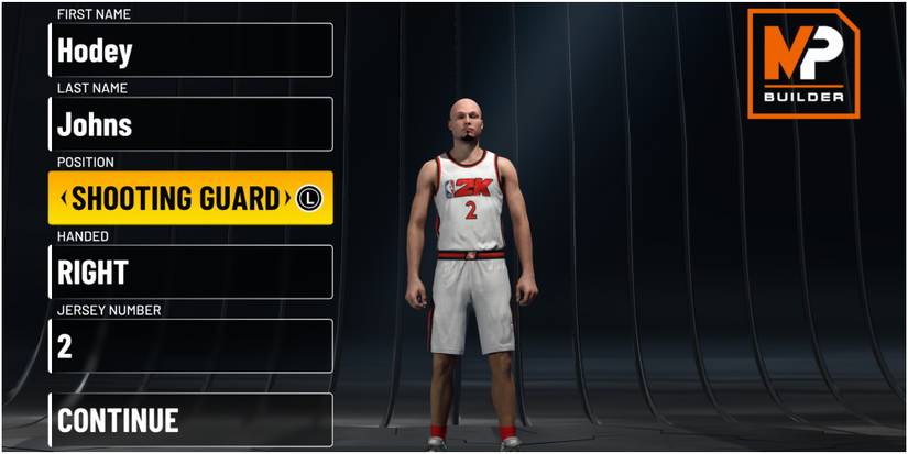 NBA 2K22 Choosing To Play A Shooting Guard