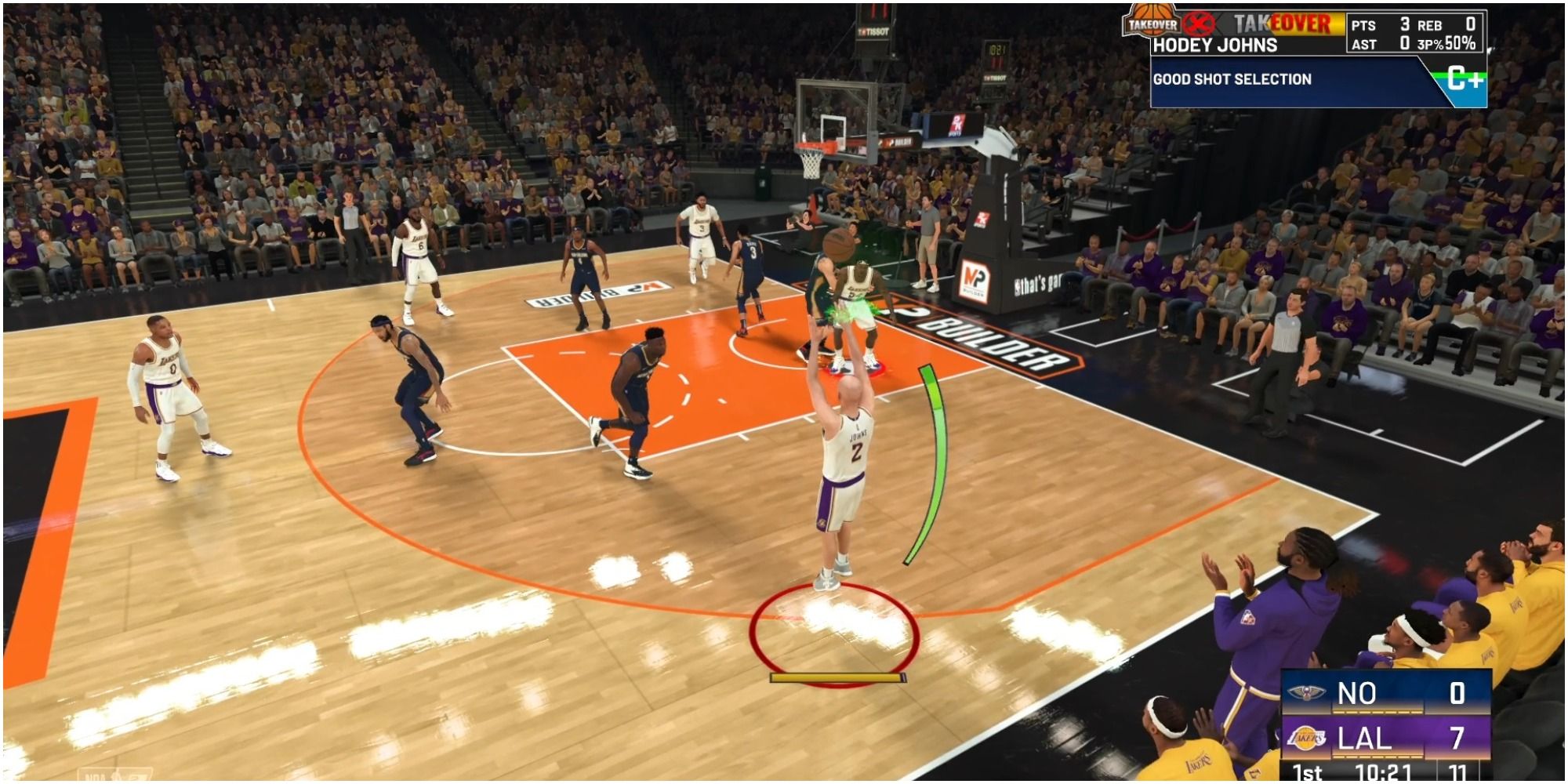 NBA 2K22 получает зеленый выстрел с трехочковой линии