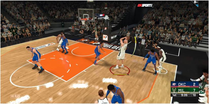 NBA 2K22 Making A Post Fade Shot
