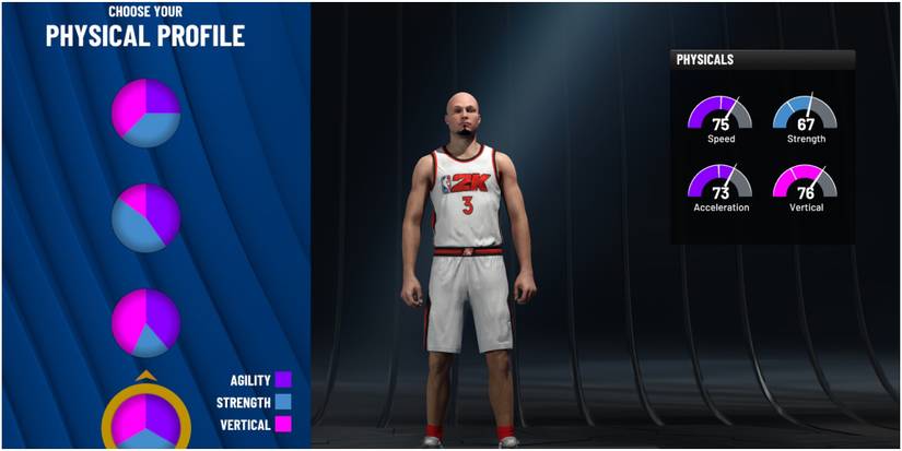 NBA 2K22 Making A Small Forward With Balanced Physical Skills