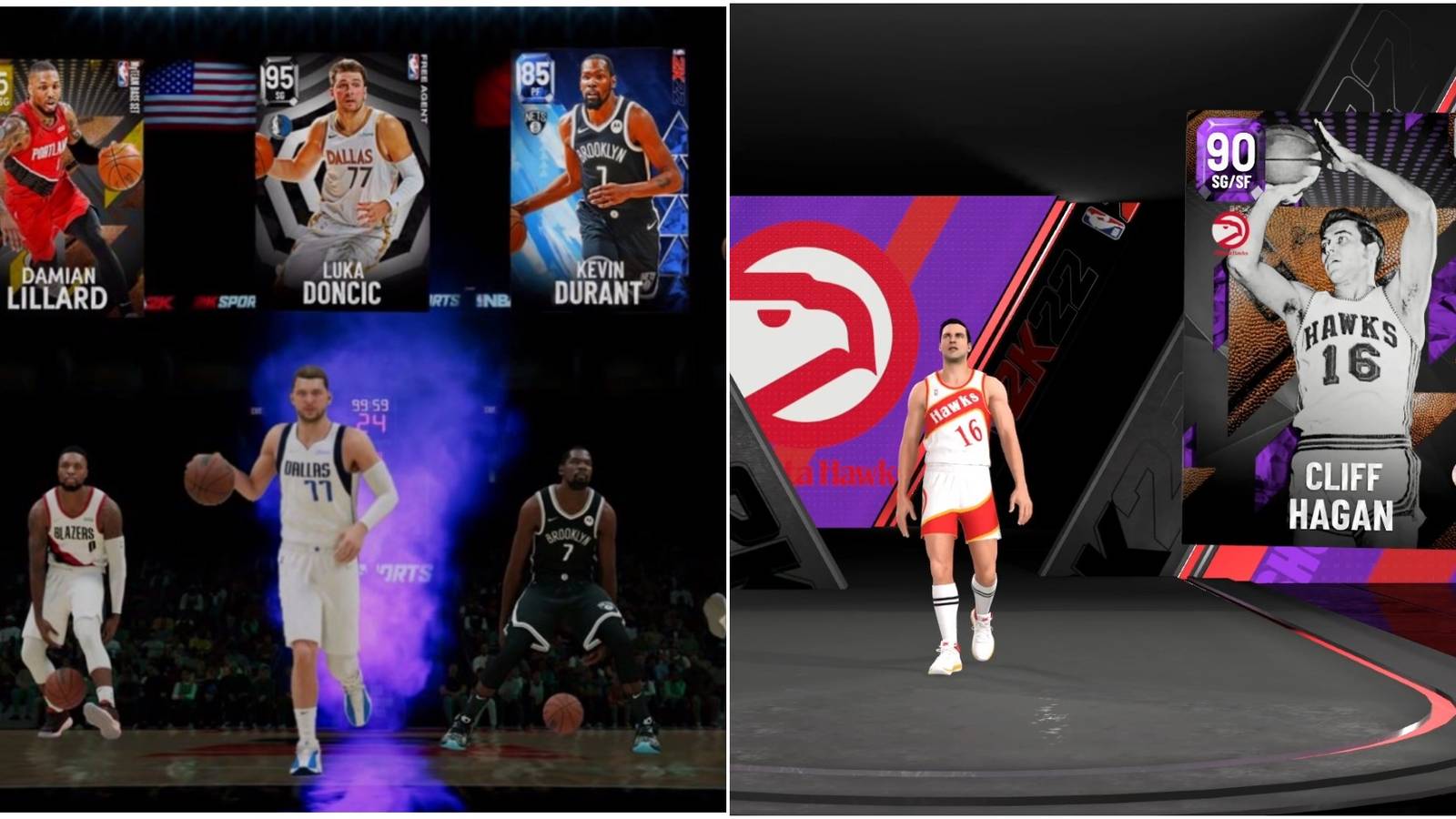 NBA 2K22 MyTeam Beginner Tips Collage Intro And Pink Diamond Guard