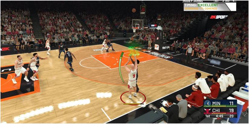 NBA 2K22 Perfect Timing On A Deep Three
