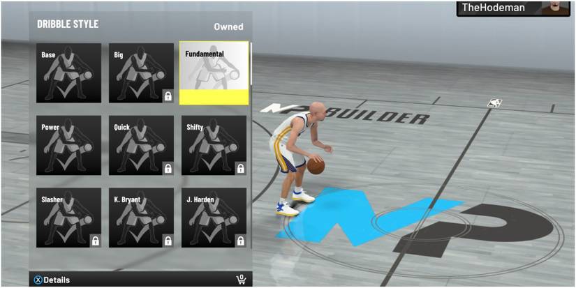 NBA 2K22 Selecting The Fundamental Style Dribble