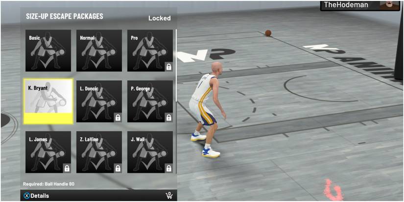 NBA 2K22 Selecting The K Bryant Escape Package