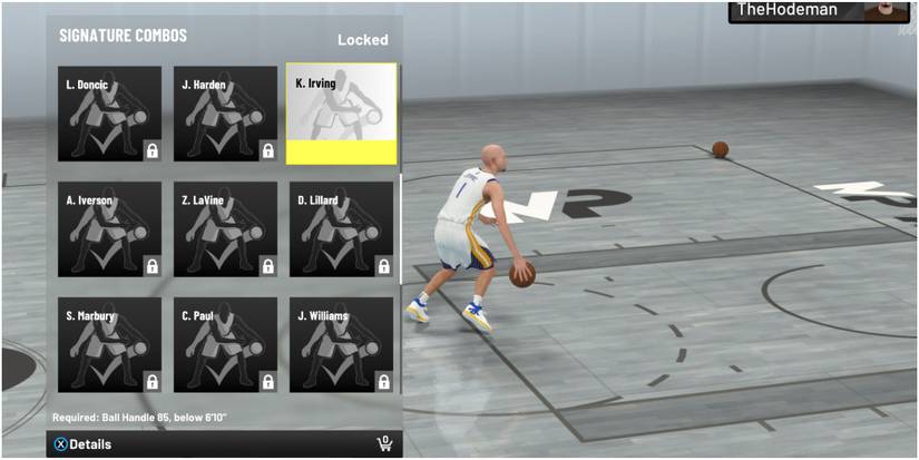 NBA 2K22 Selecting The K Irving Signature Combo