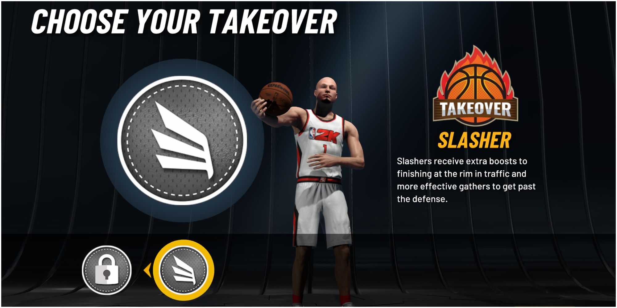NBA 2K22 Selecting The Slasher Takeover