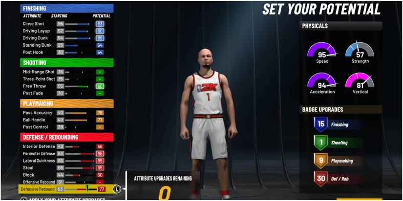 NBA 2K22 Setting The Potential On A Dunker