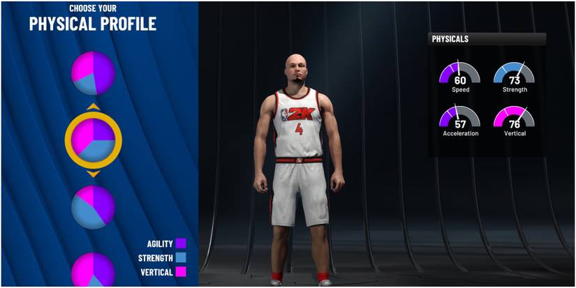 NBA 2K22 Using Strength And Vertical As A Power Forward