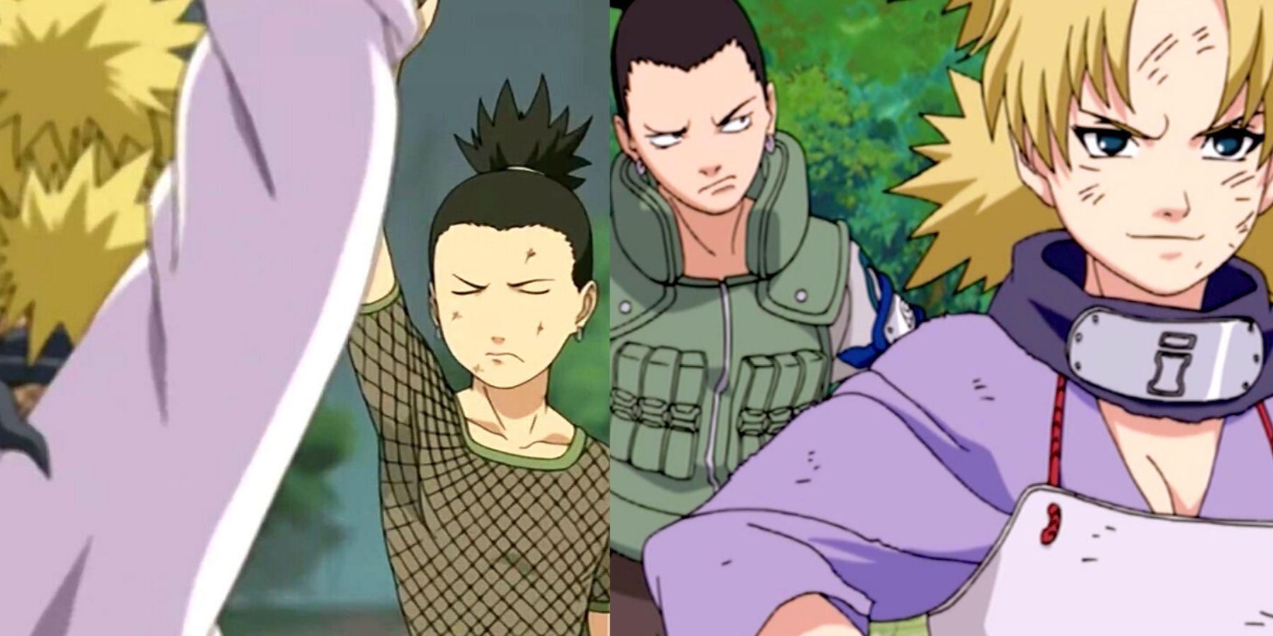 Naruto Shikamaru Nara And Temari