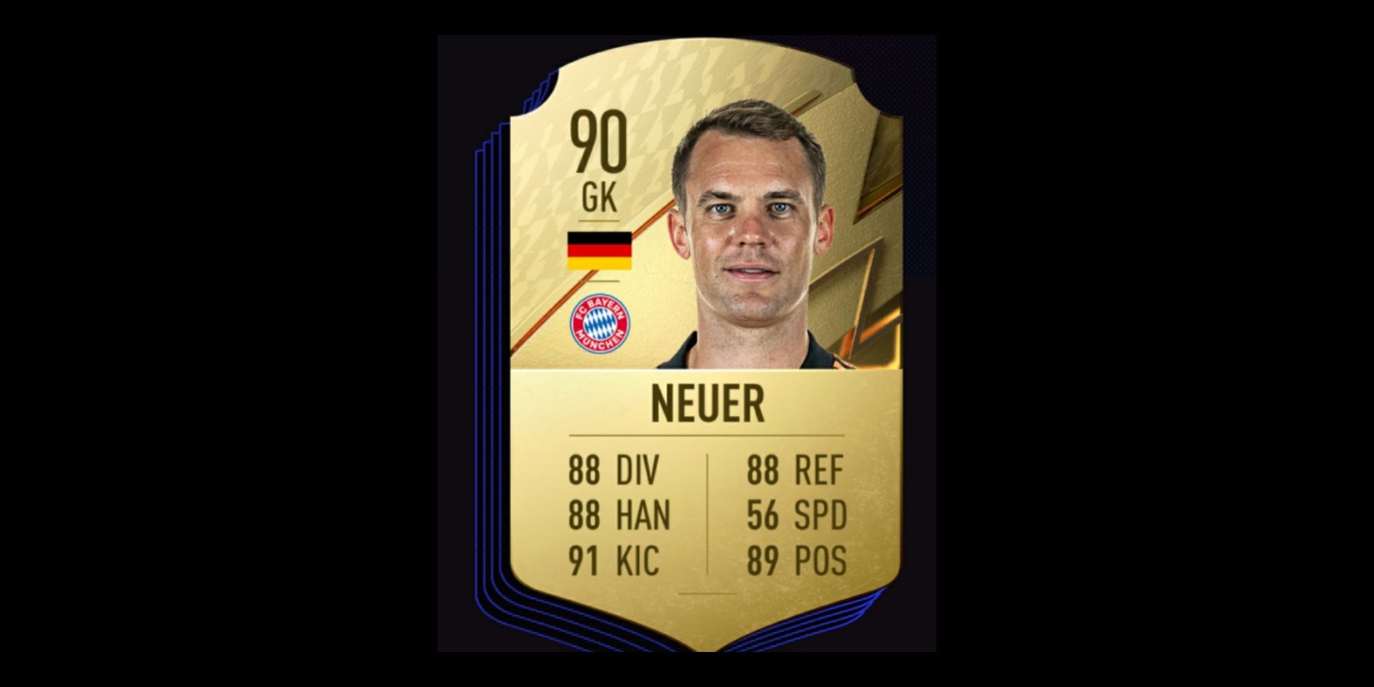 Neuer card in FIFA 22