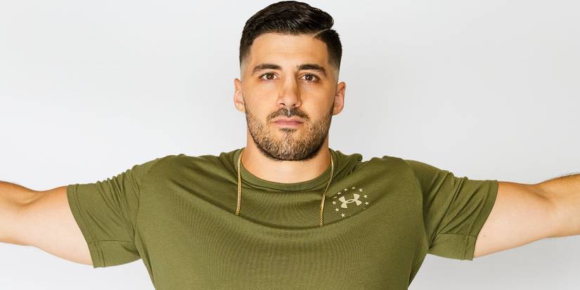 nickmercs standing white background