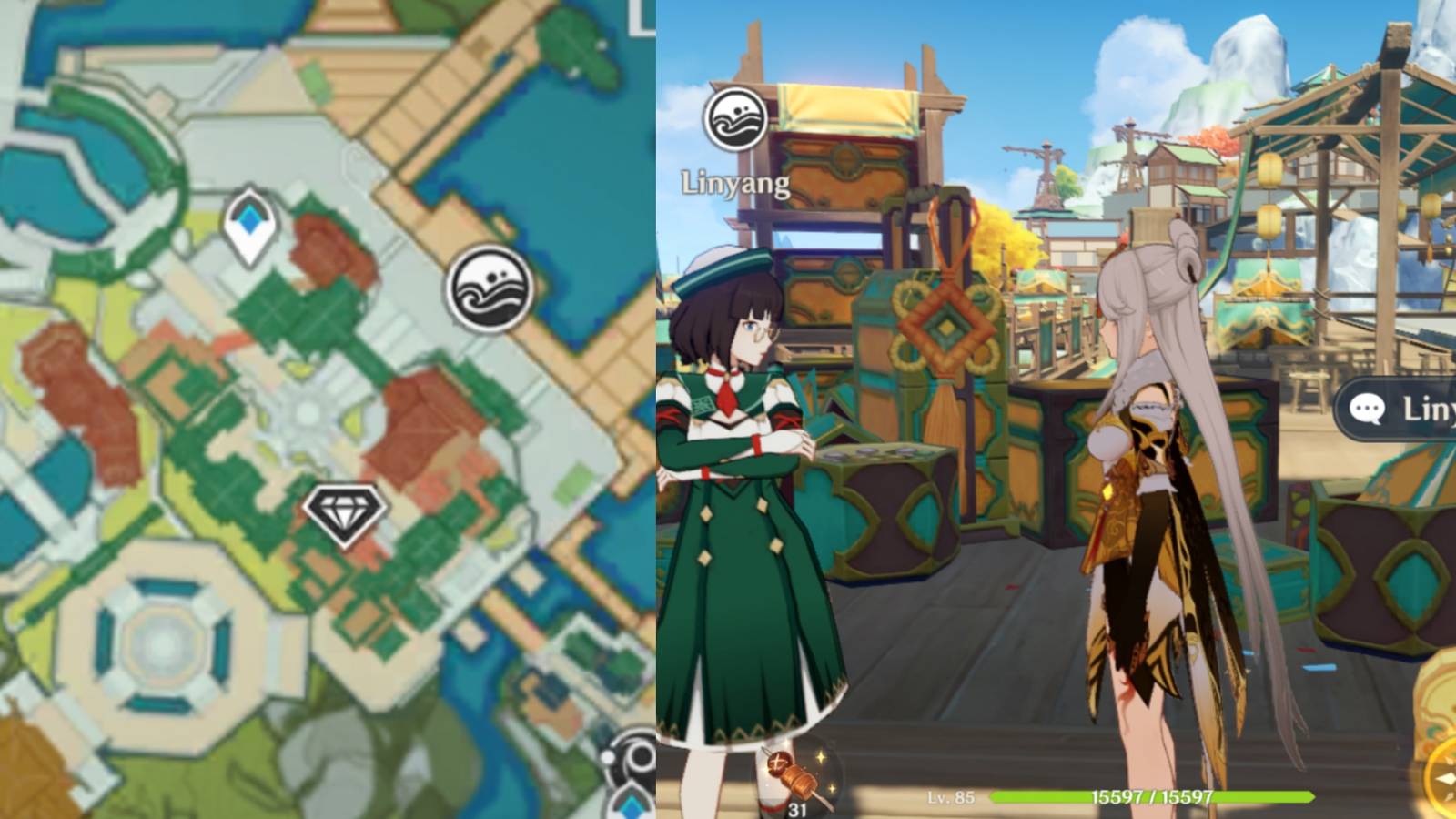 Ningguang and Linyang in Liyue