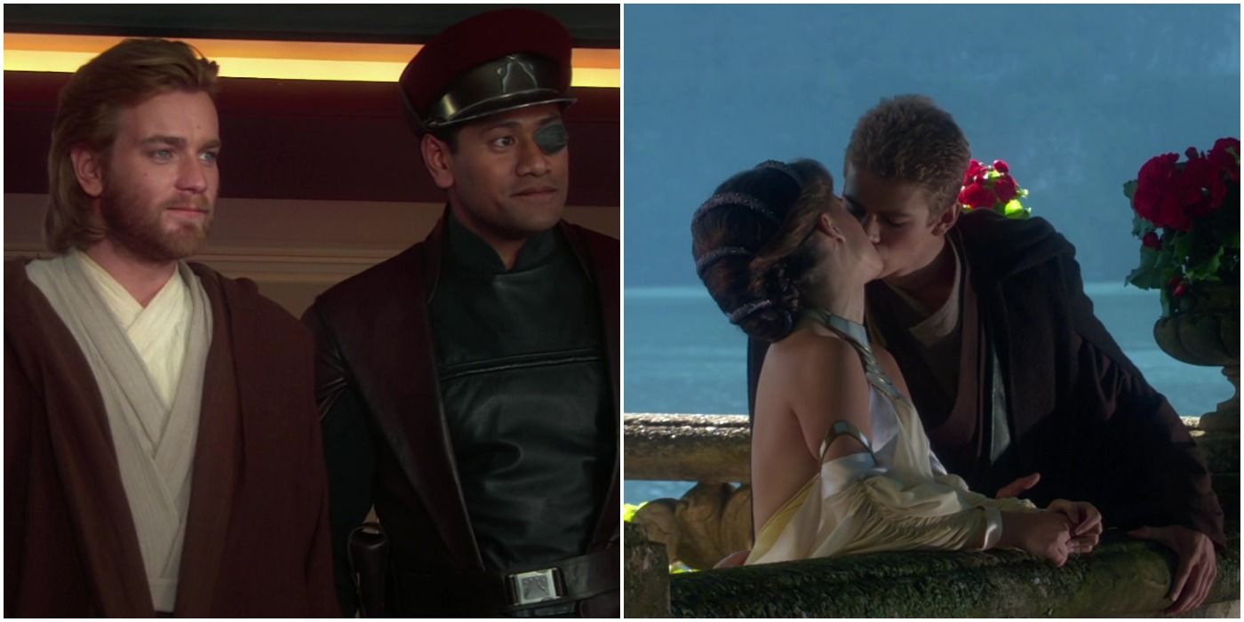Obi-Wan, Typho, Padme, and Anakin Star Wars: Attack of the Clones
