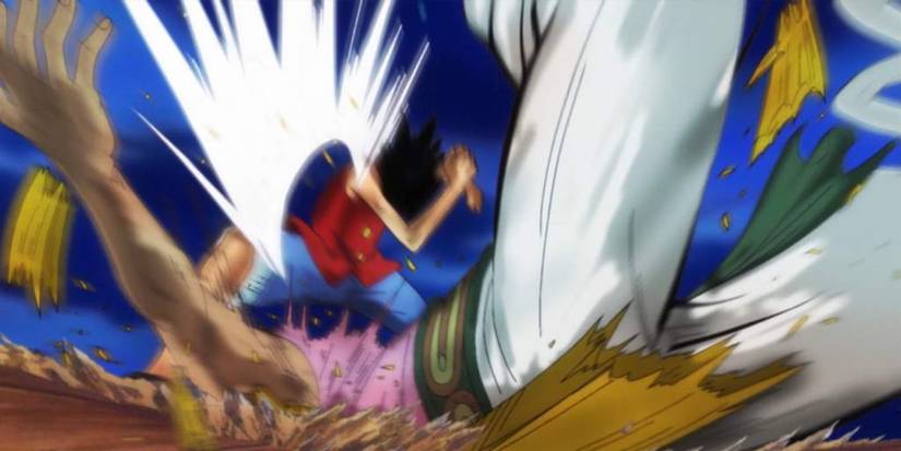 One Piece Luffy VS Bellamy