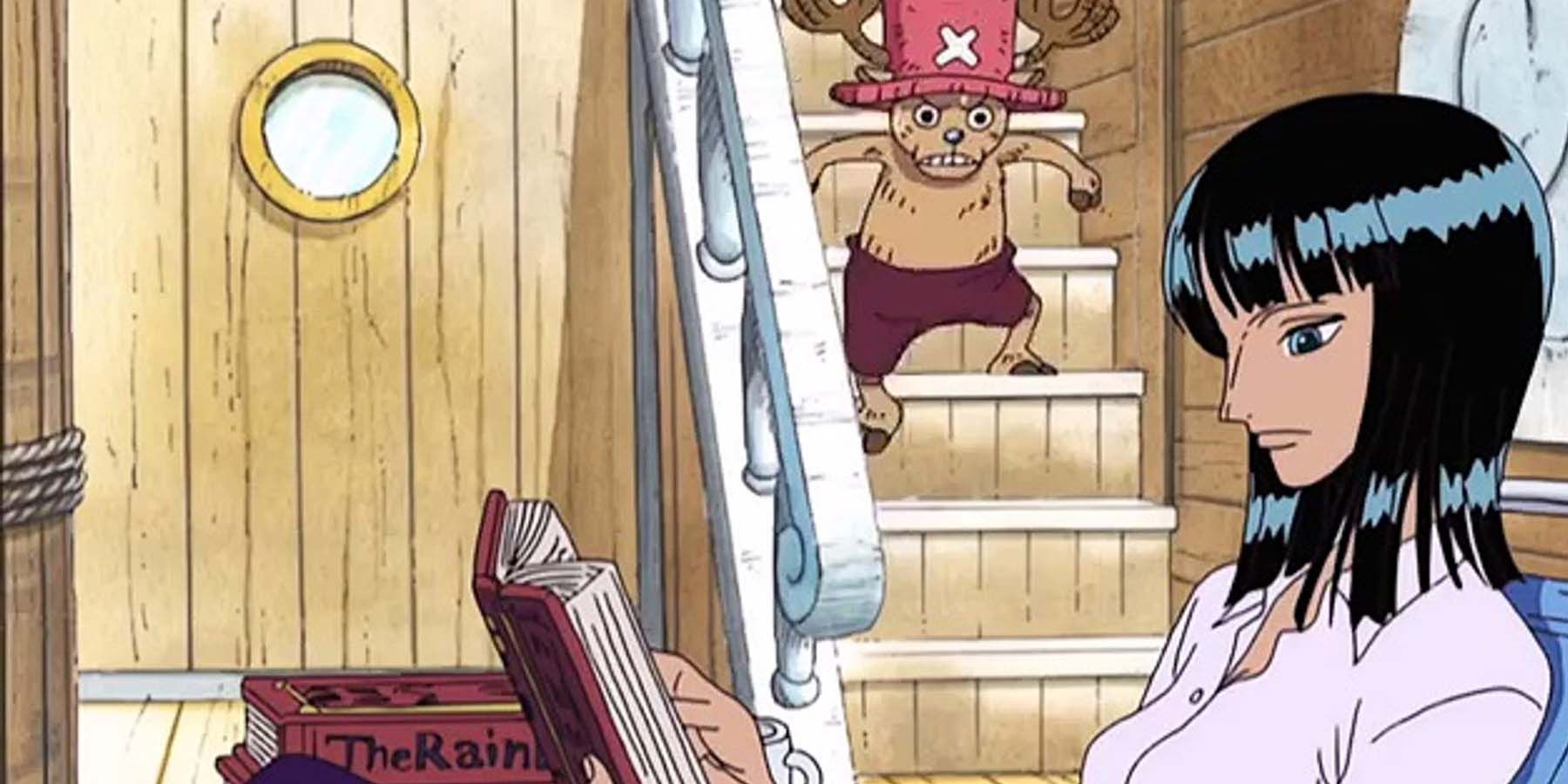 One Piece episode 131, chopper scared of Robin